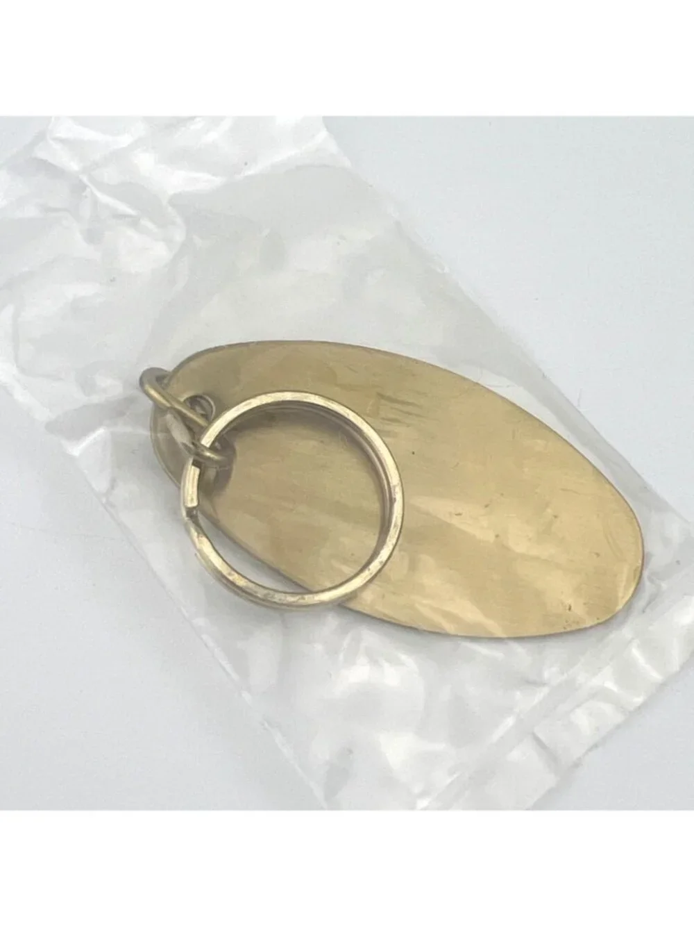 1988 San Augustines Cathedral Tuscon AZ Brass Keyring Keychain 125th Anniversary